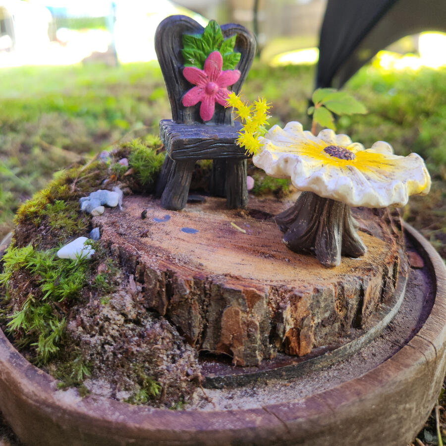 Vintage Cheese Set Fairy Picnic