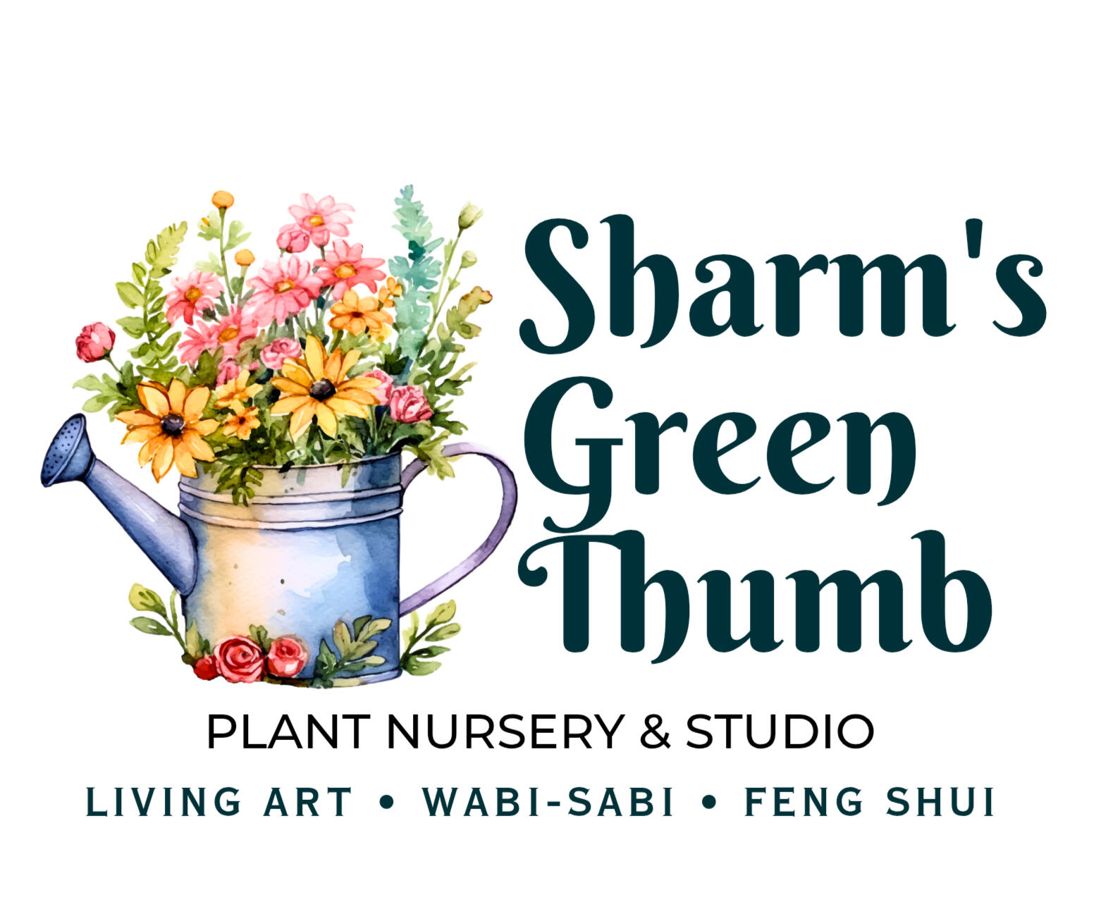 Sharm's Green Thumb logo Sharm's Green Thumb plant nursery logo - Longview TX